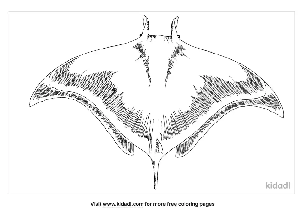 Devil Fish Coloring Page