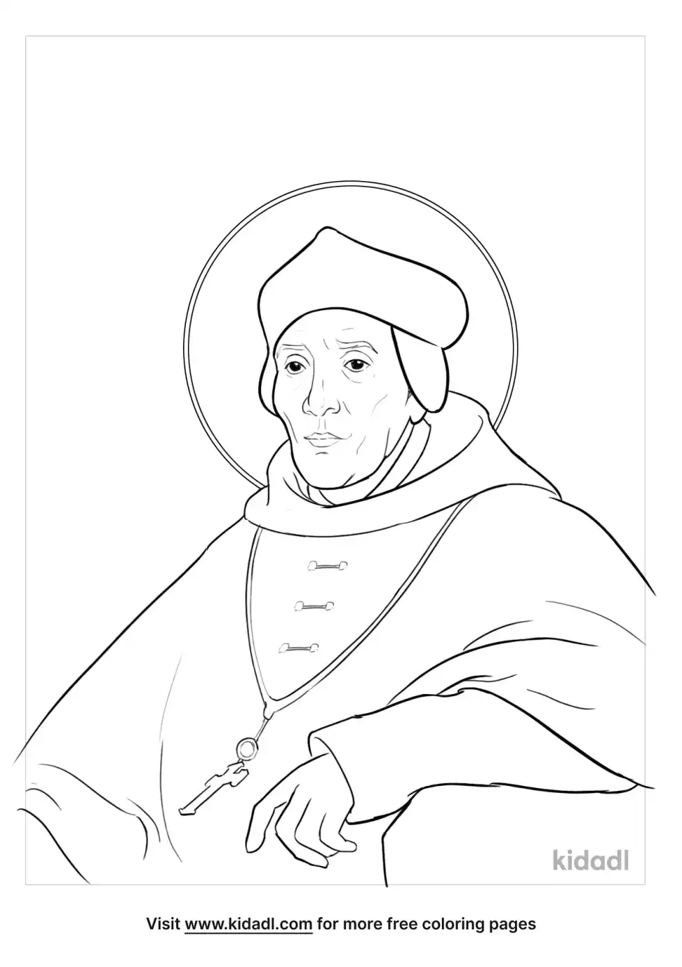 St John Fisher Coloring Page