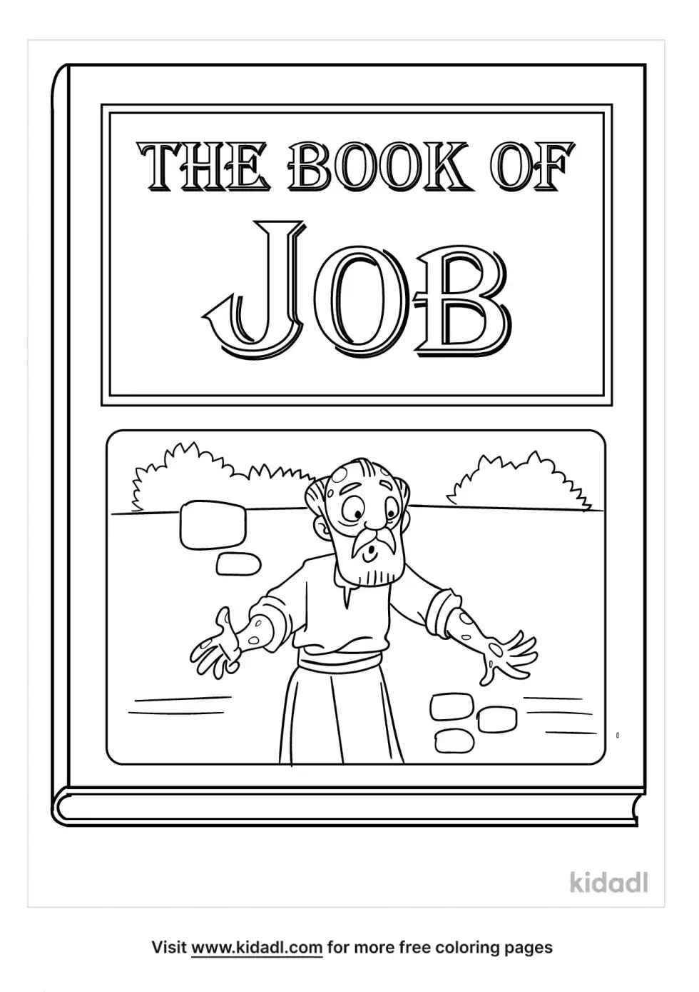 Book Of Job Coloring Page