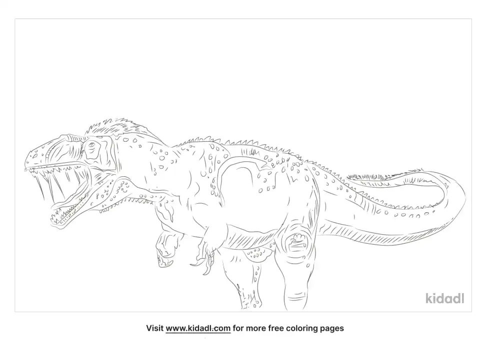 Tyrannotitan Coloring Page