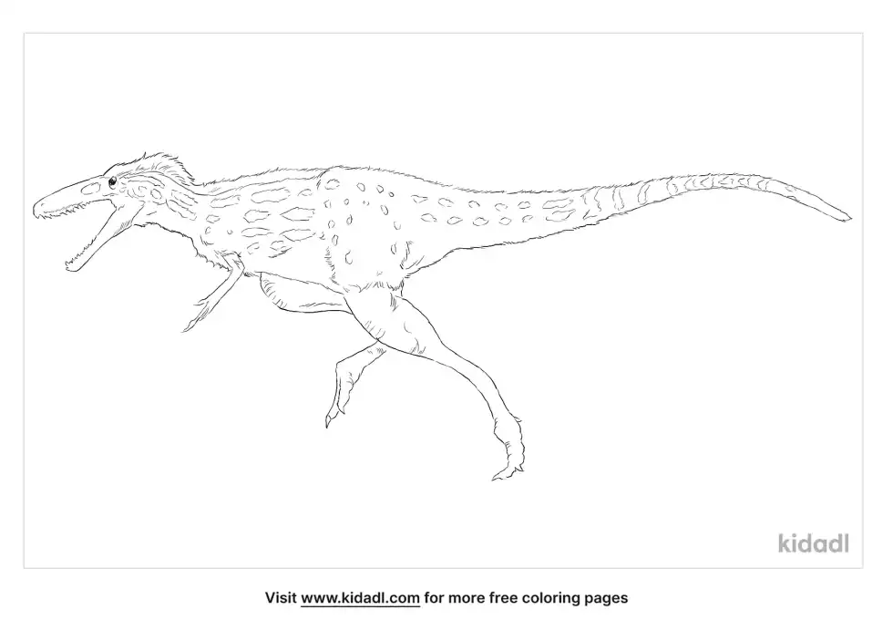 Xiongguanlong Coloring Page