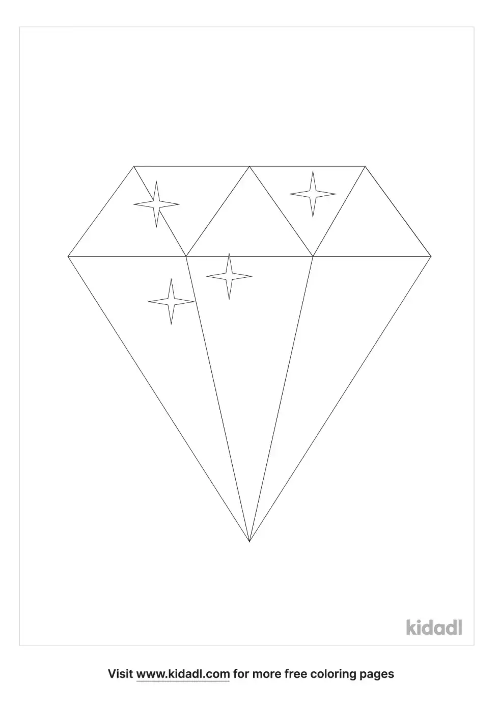 Jewel Sparkles Coloring Page