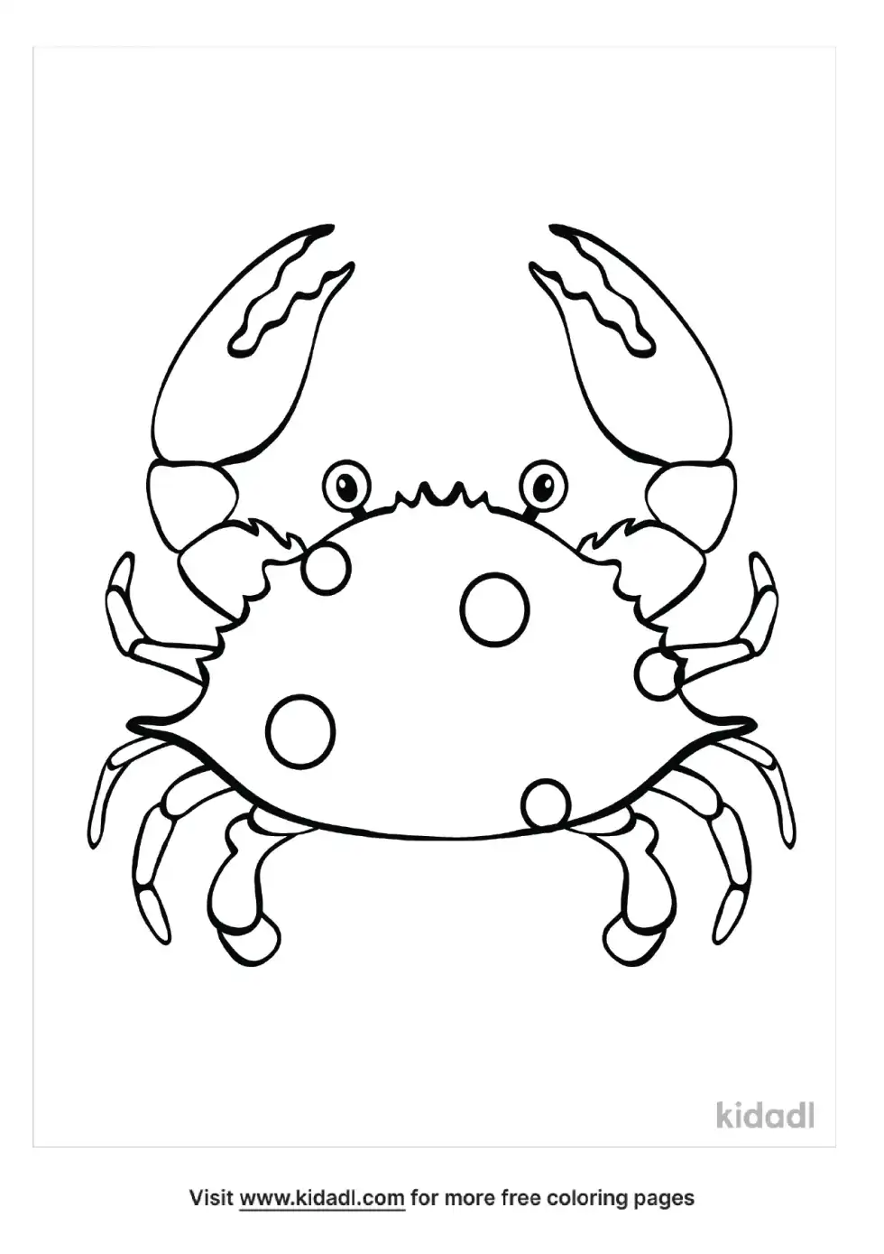 Spider Crabs Coloring Page