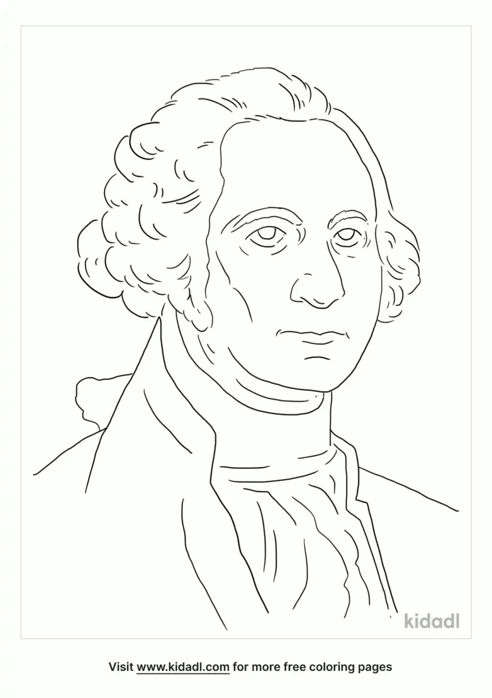 George Washington Coloring Page