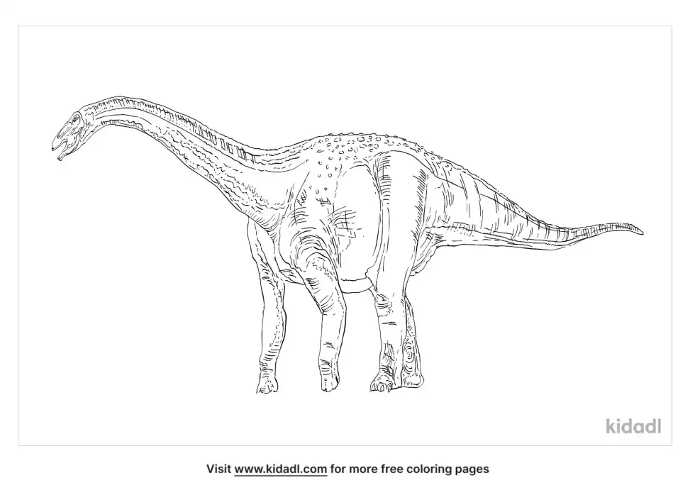 Aeolosaurus Coloring Page