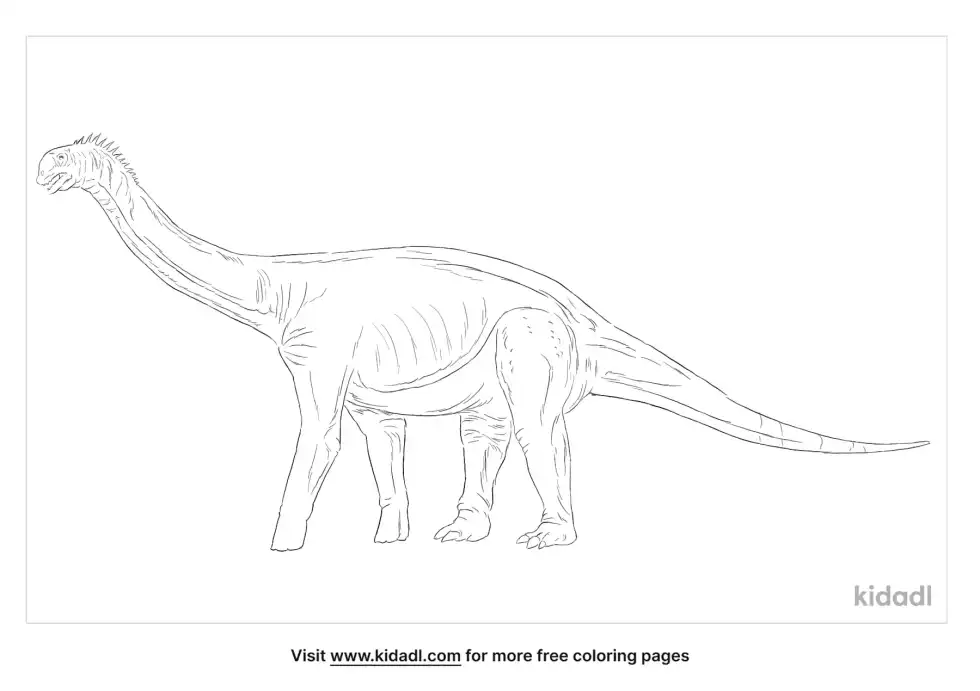Astrodon Coloring Page