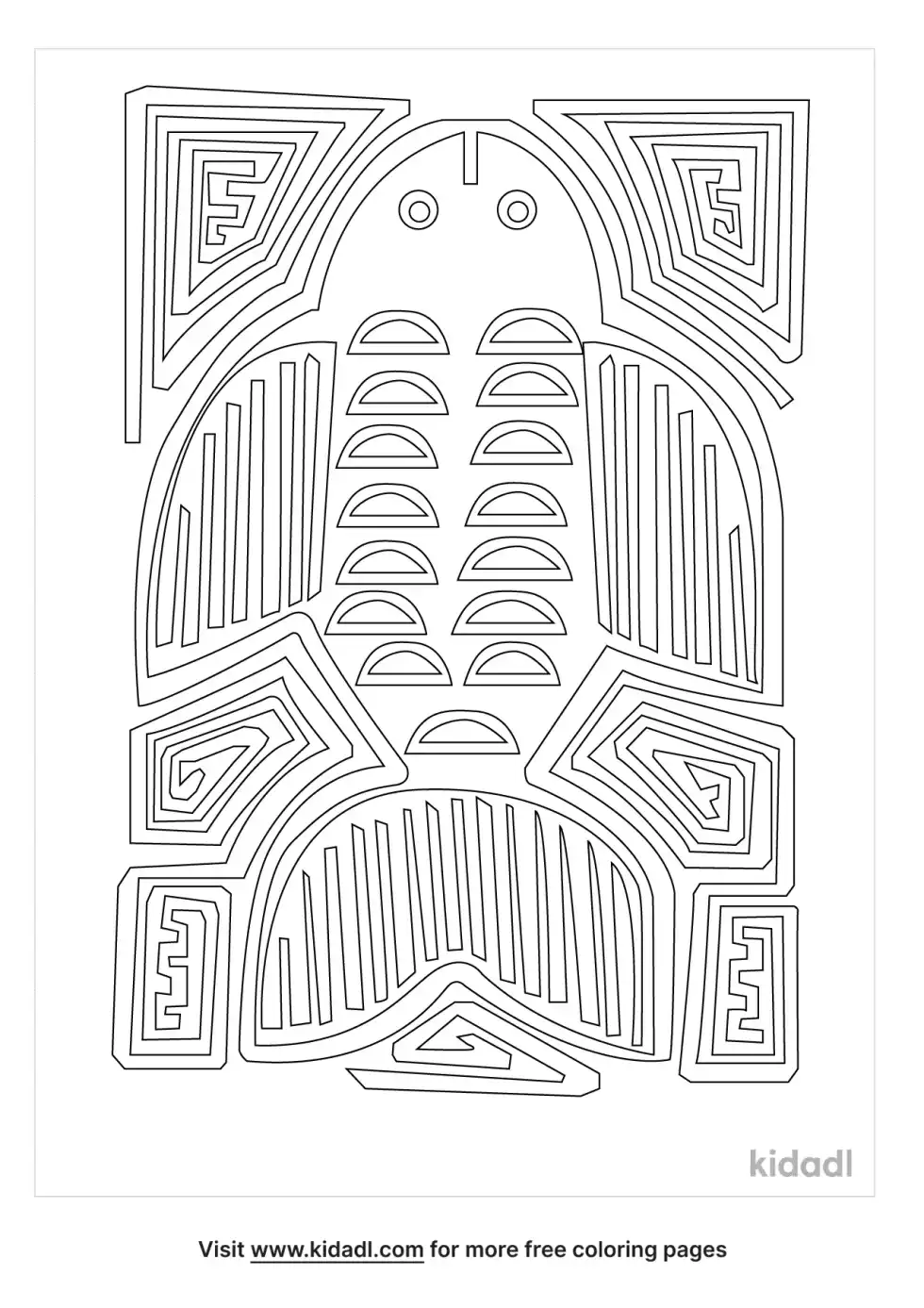 Mola Coloring Page
