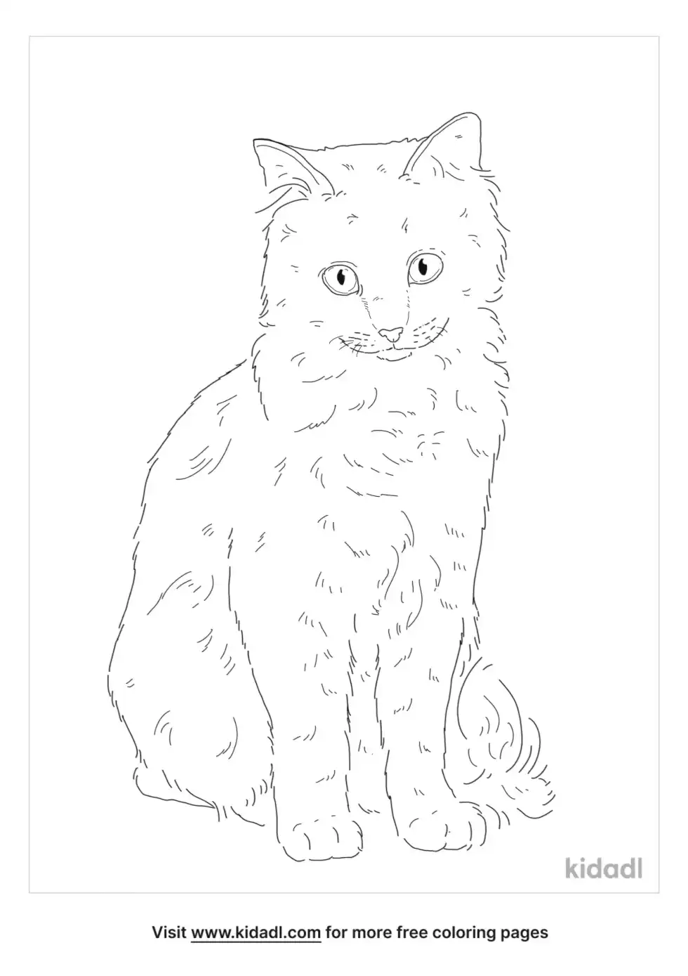 Nebelung Coloring Page