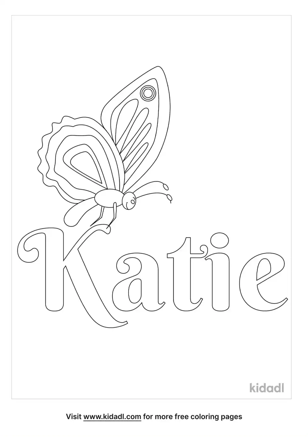 Katie Coloring Page