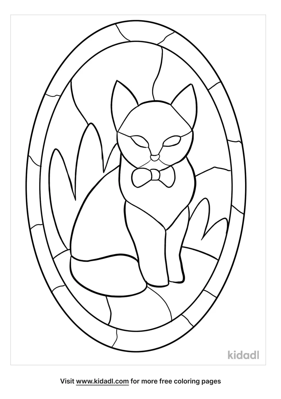 Stained Glass Cat