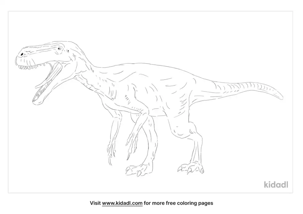 Stokesosaurus Coloring Page