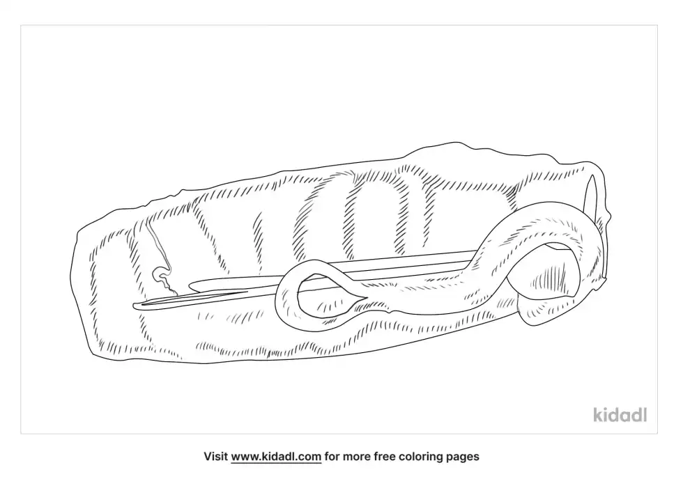 Salp Coloring Page