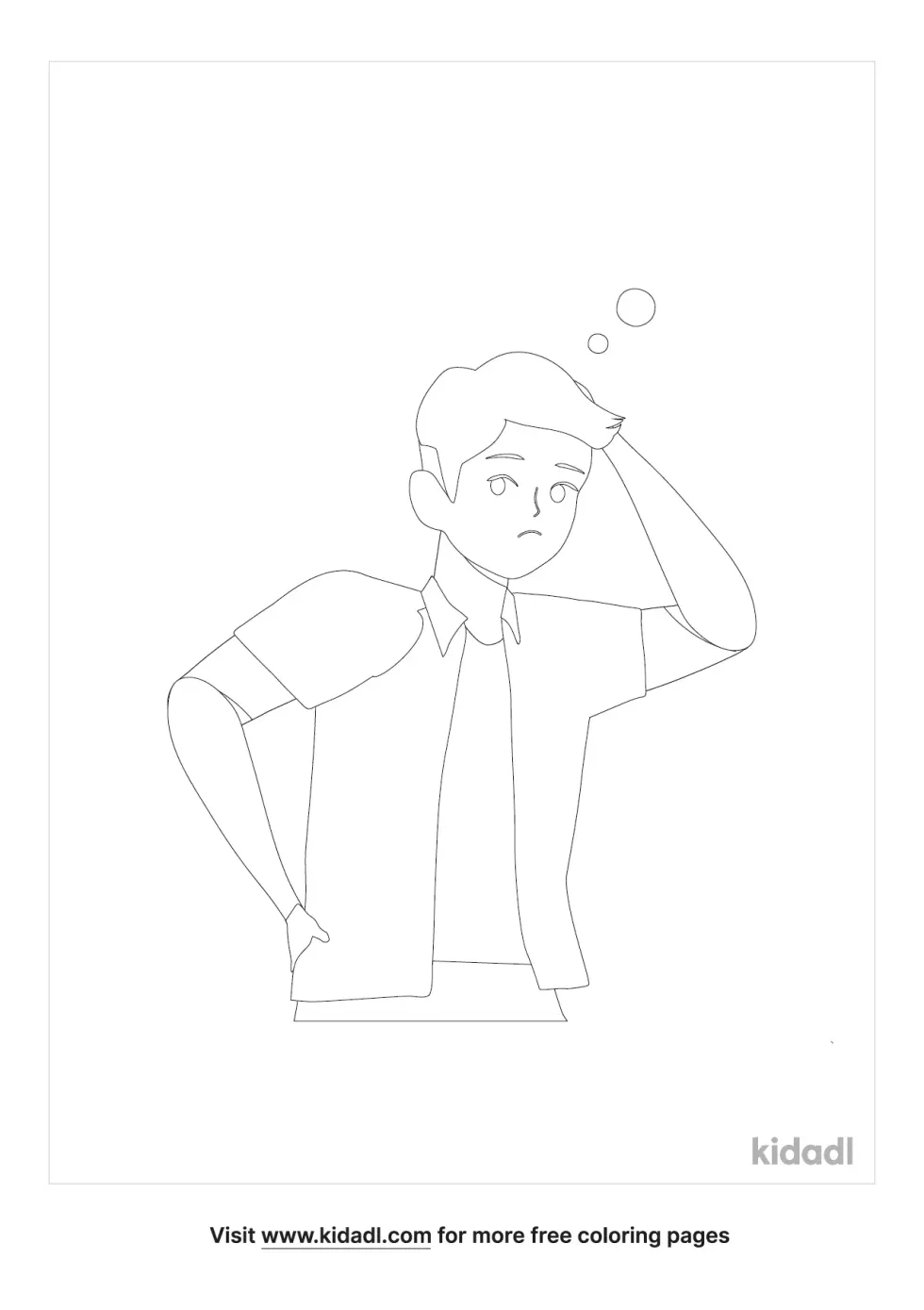 Mistake Coloring Page