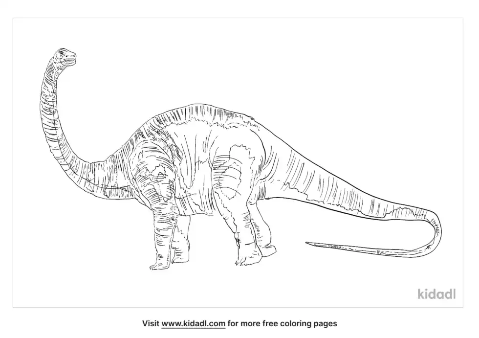 Hypselosaurus Coloring Page