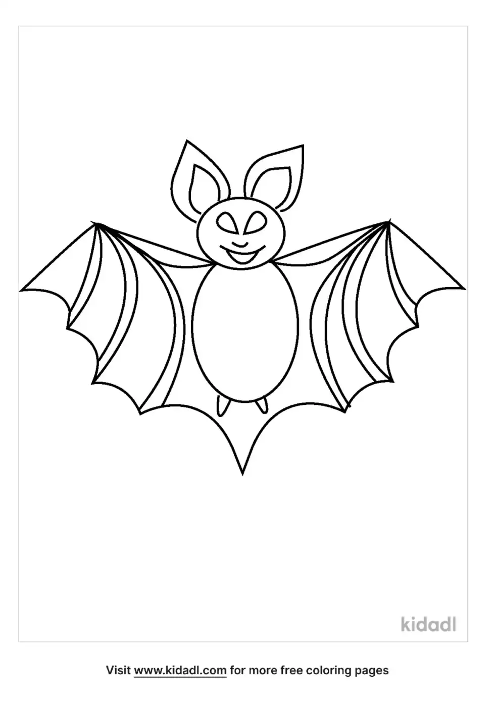 Fruit Bat Coloring Page