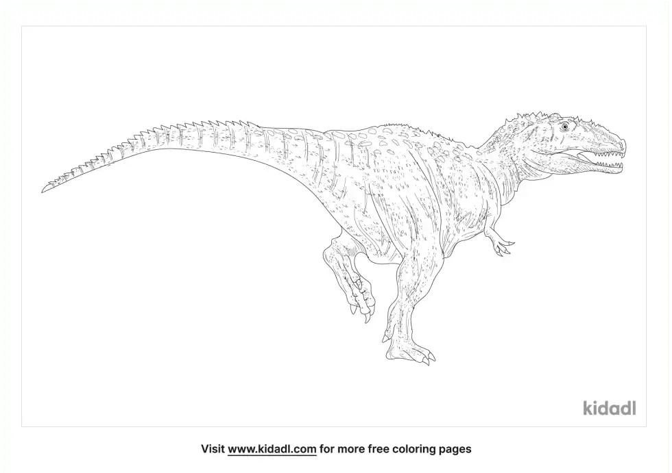 Mapusaurus Coloring Page