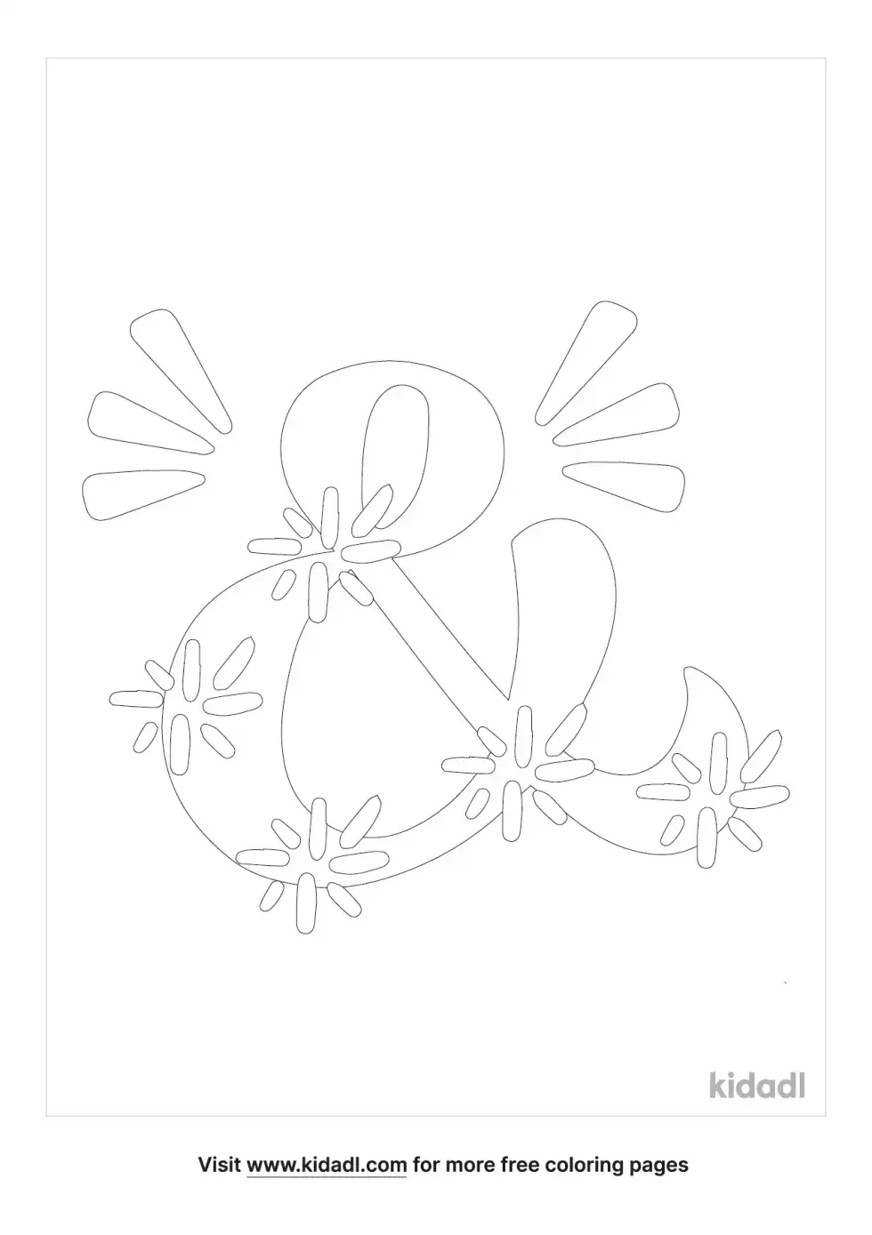 Ampersand Coloring Page