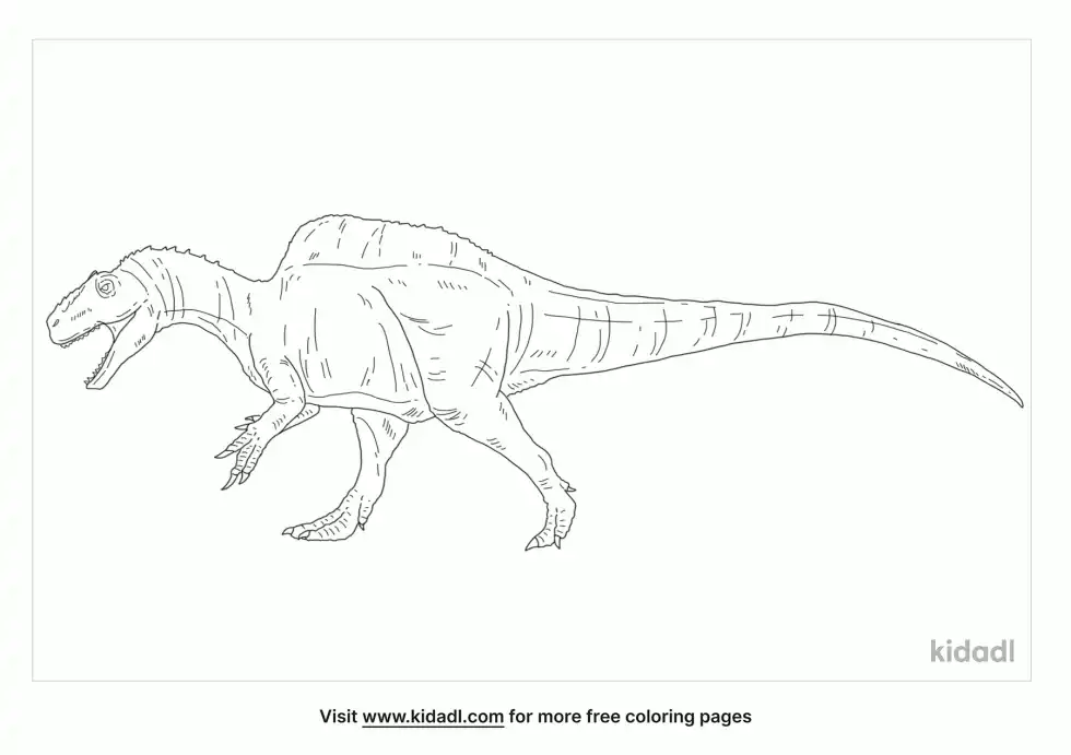 Altispinax Coloring Page