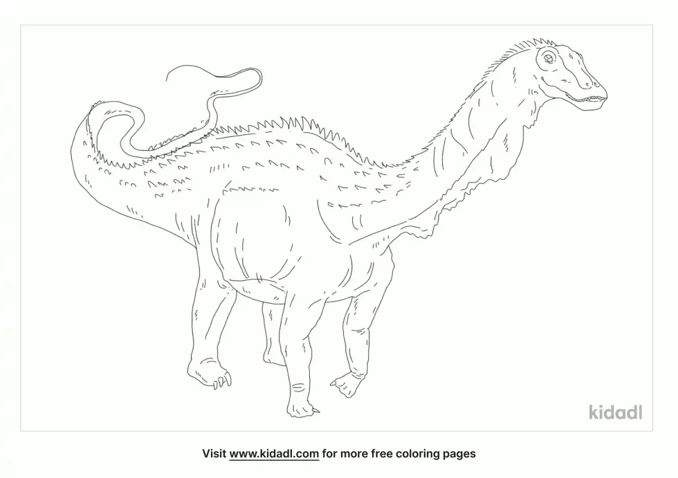Kaatedocus Coloring Page