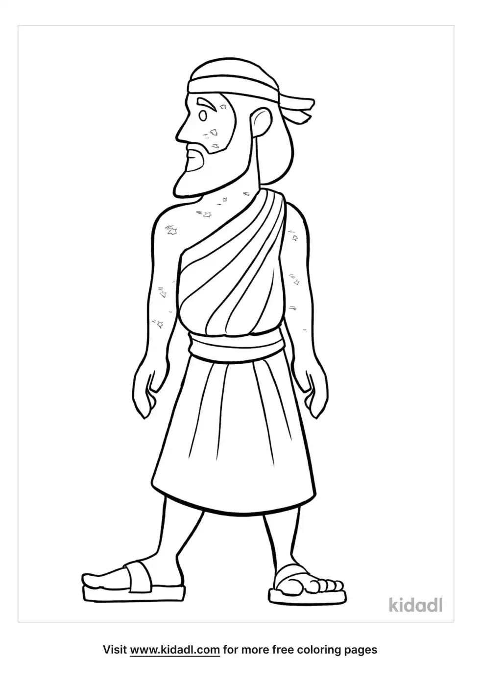 Gehazi Coloring Page