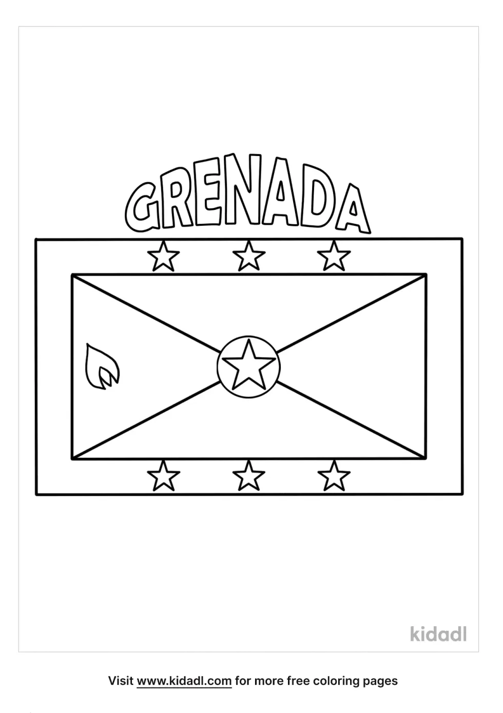 Grenada Flag | Kidadl