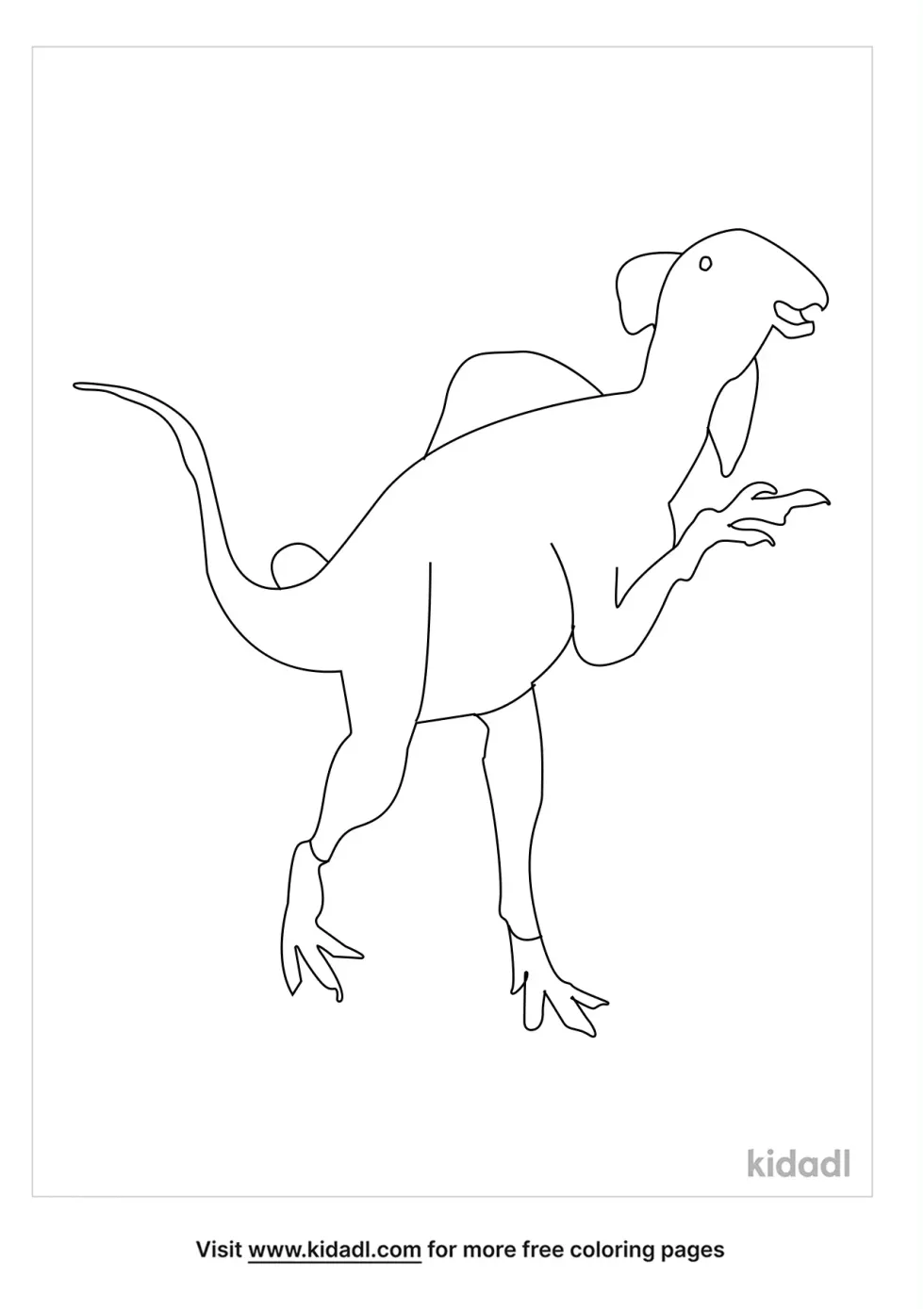 Beipiaosaurus Coloring Page