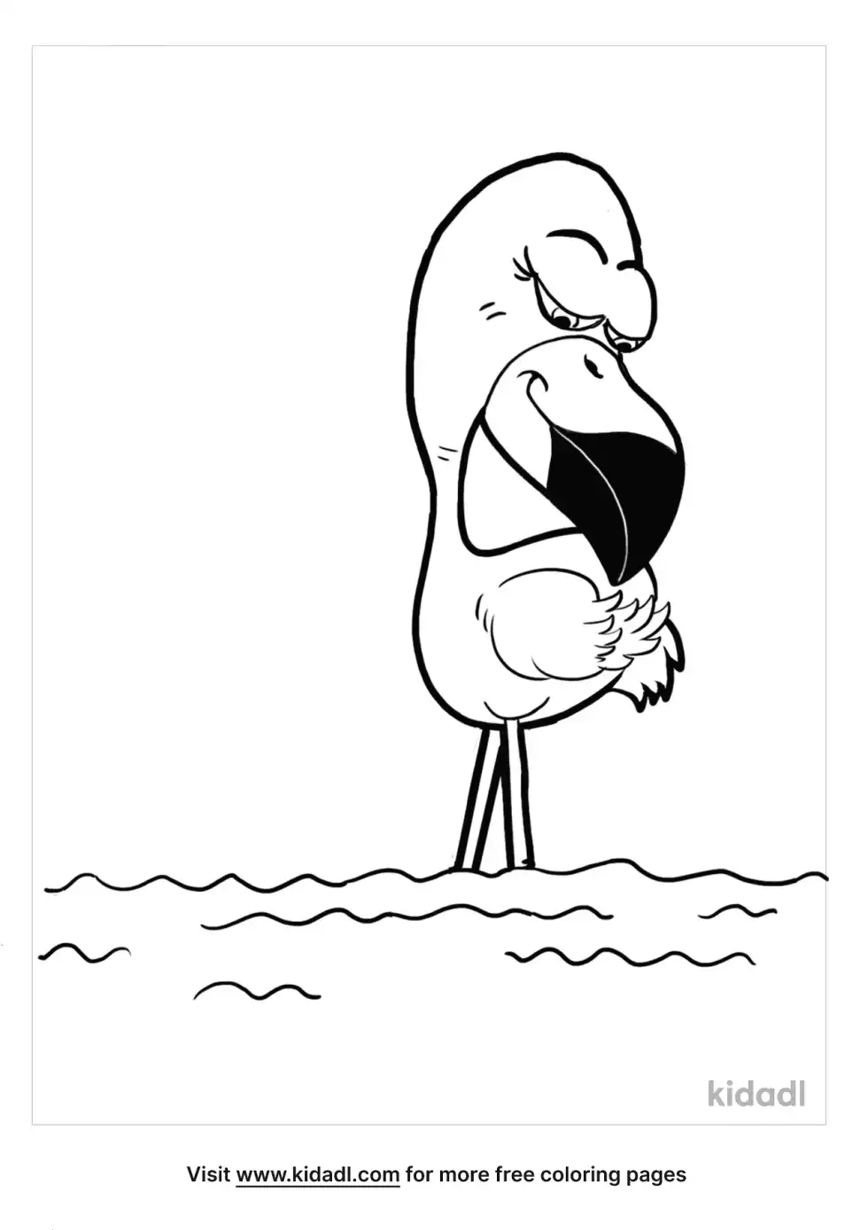 Flamingo Coloring Page