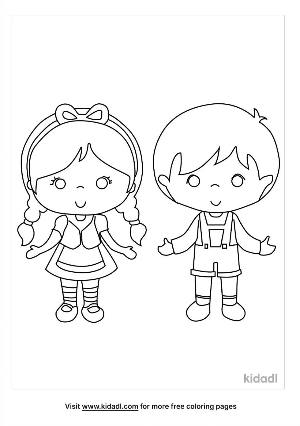 Hansel And Gretel Coloring Page