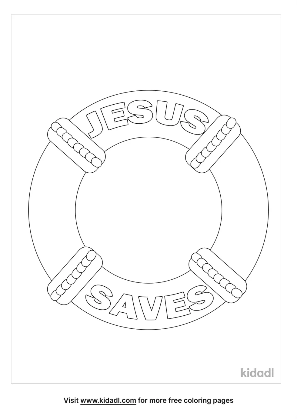 Jesus Saves Life Preserver | Kidadl
