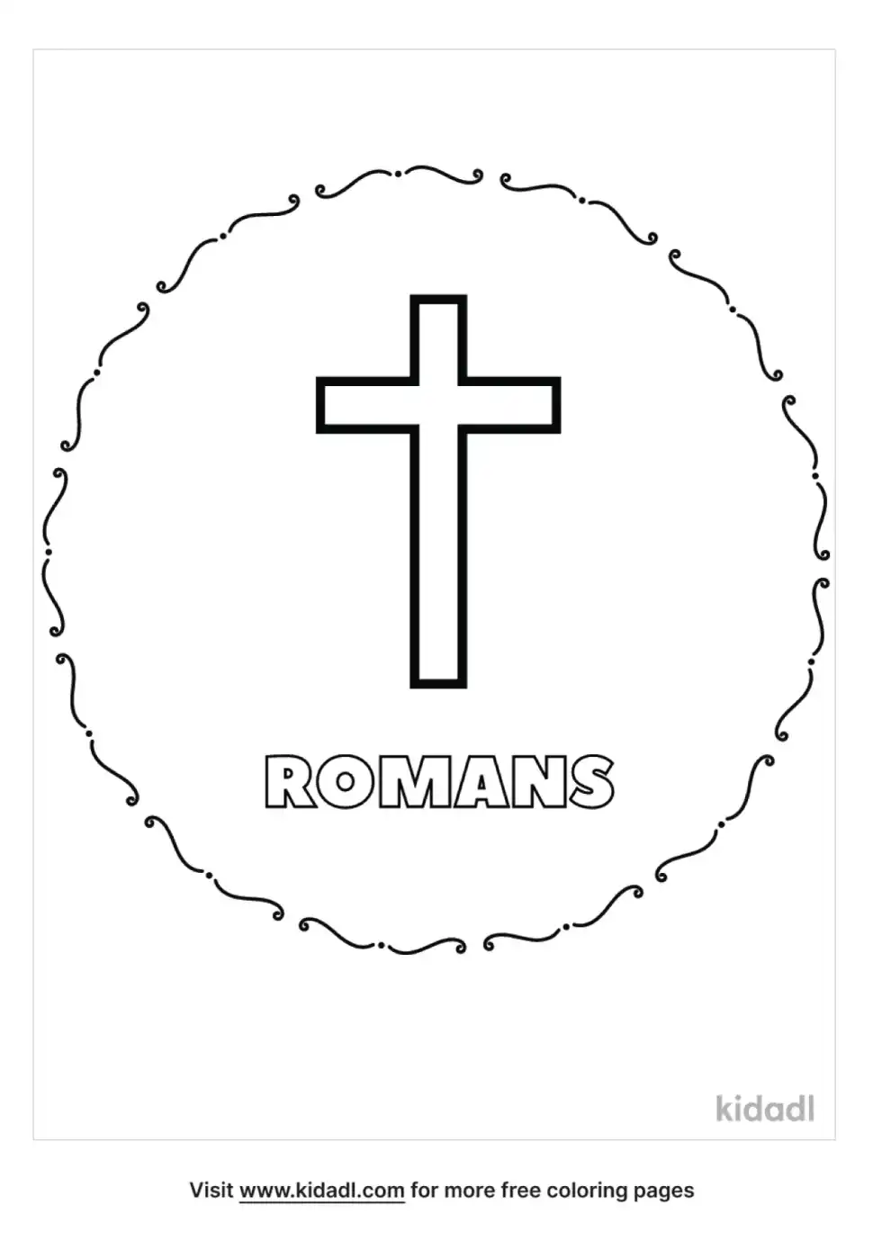 Romans 5:12-18 Coloring Page