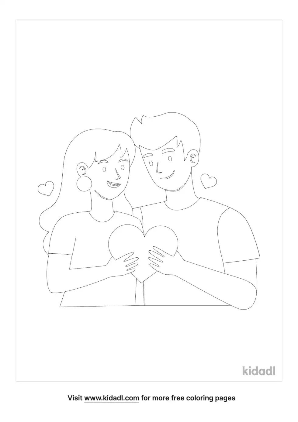 To Boyfriend Coloring Page