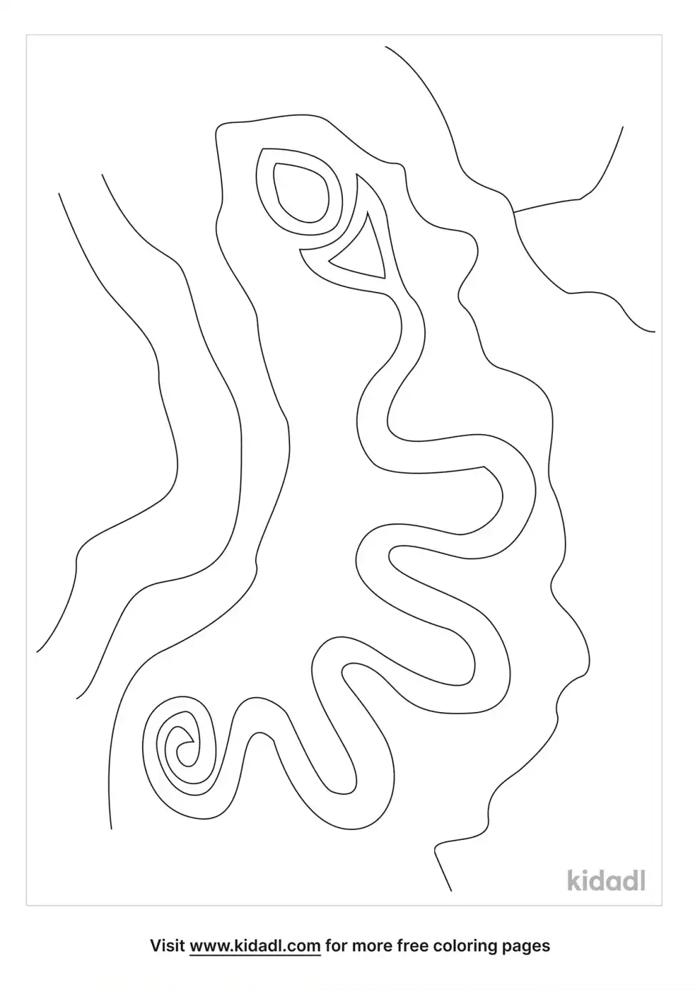 The Serpant Mound Coloring Page