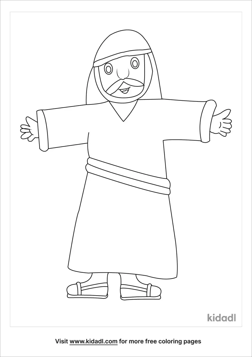 Paul And The Macedonian Vision Coloring Page