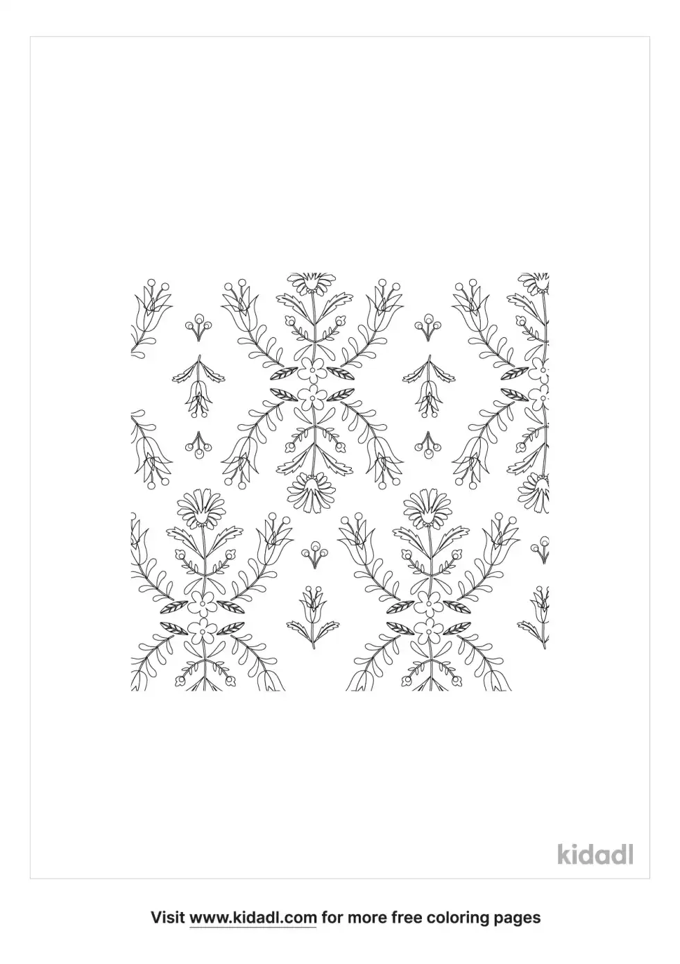 Scandinavian Coloring Page