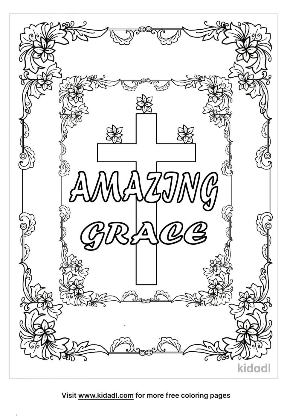 Amazing Grace Coloring Page