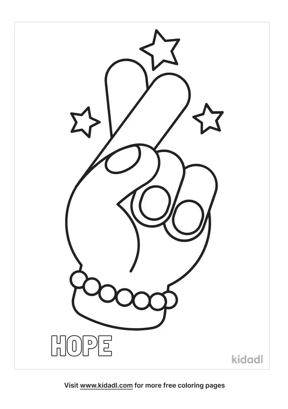 Hope Coloring Page