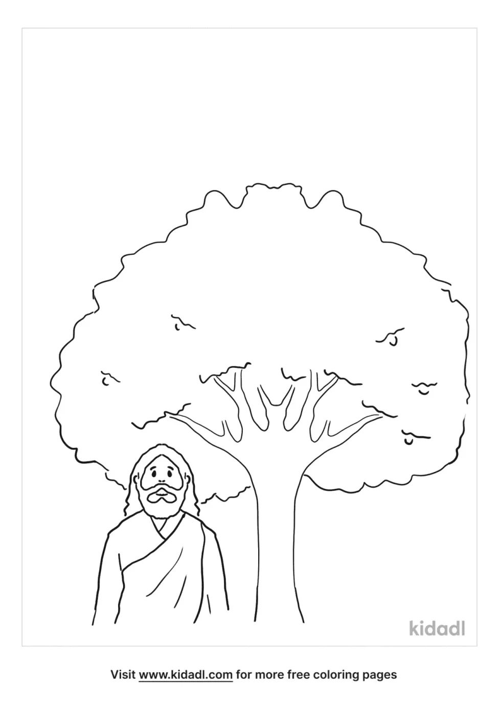 Mustard Tree Coloring Page