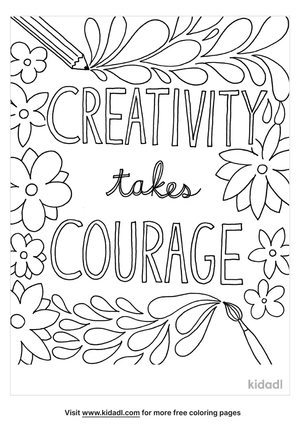 Growth Mindset Coloring Page
