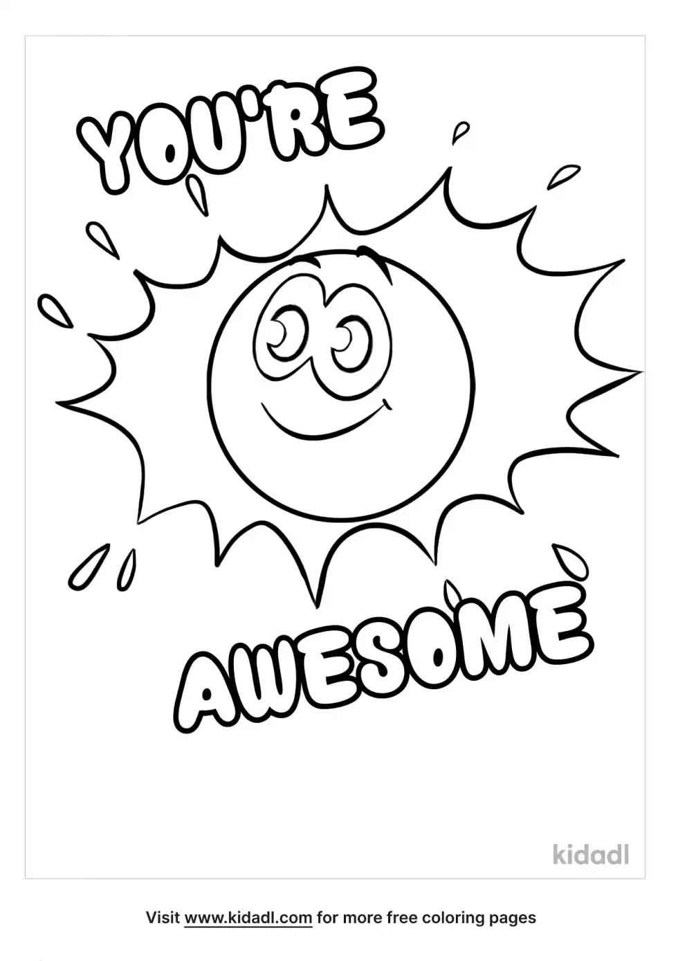 Awesome Coloring Page