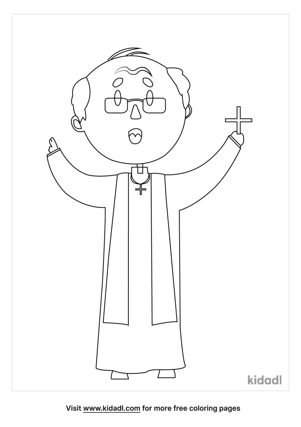Preach The Gospel Coloring Page
