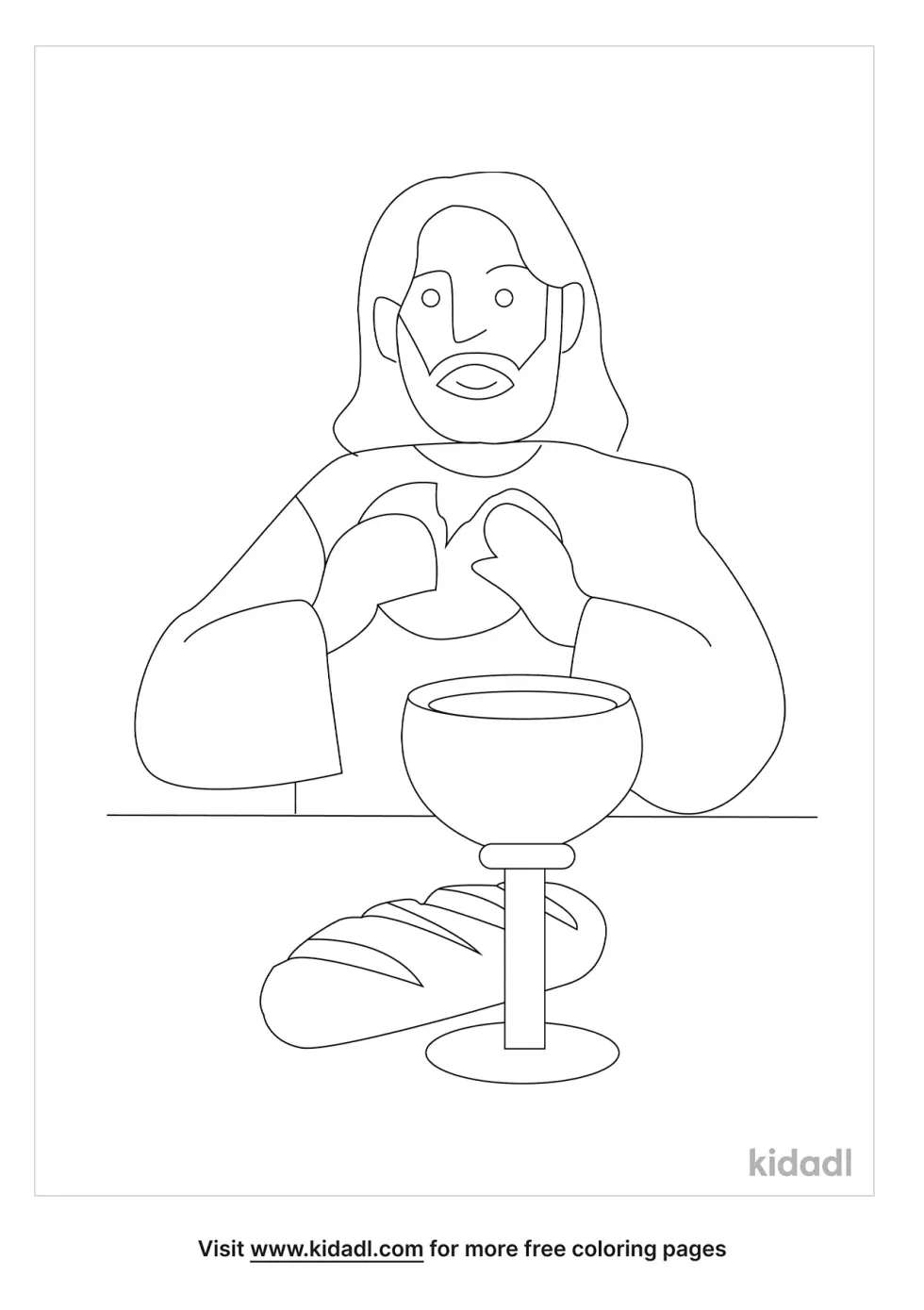 Jesus Eating Meal