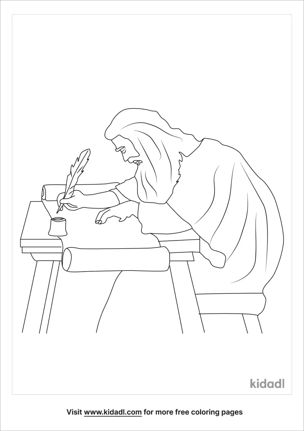 God Told John To Write Revelation Coloring Page