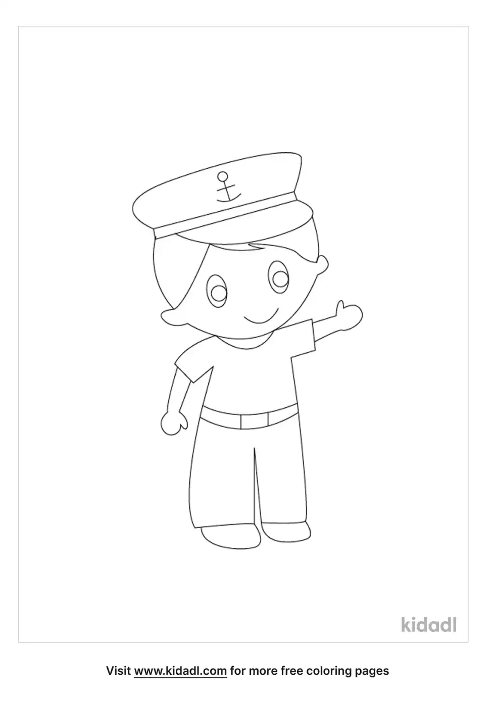 Cabin Boy Coloring Page