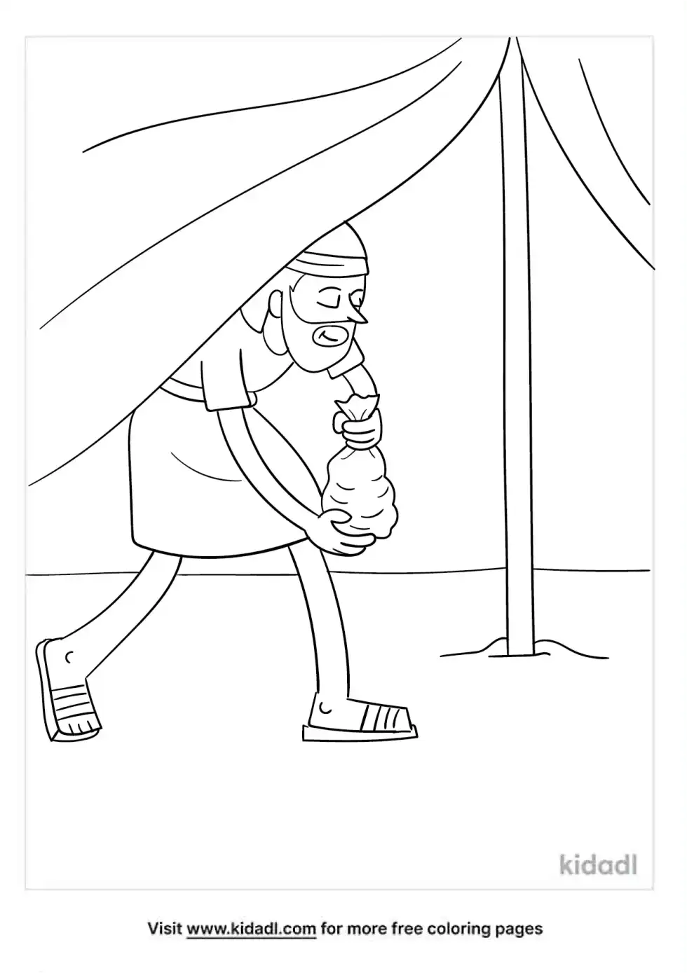 Achan Coloring Page