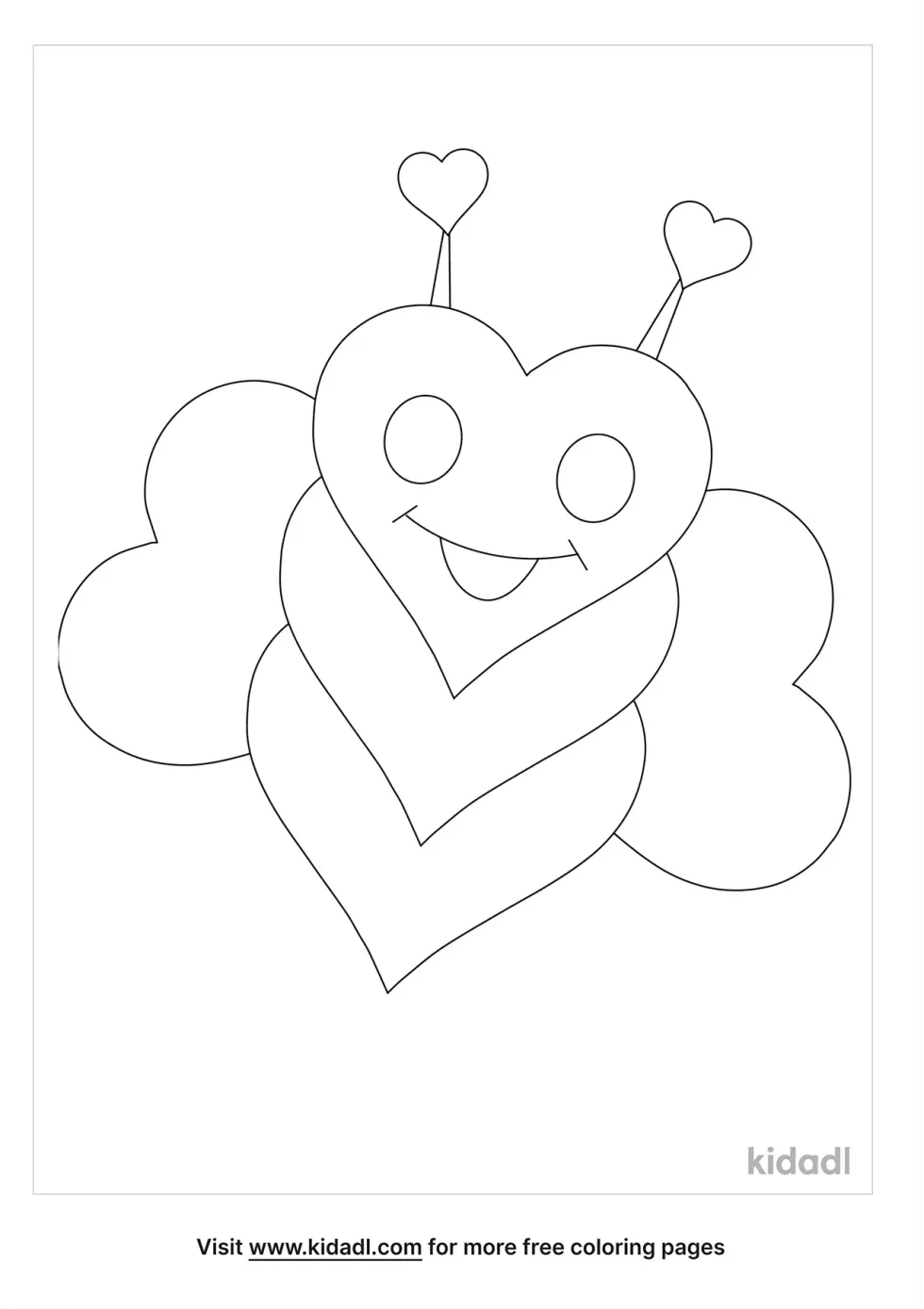 Heart Shaped Bee