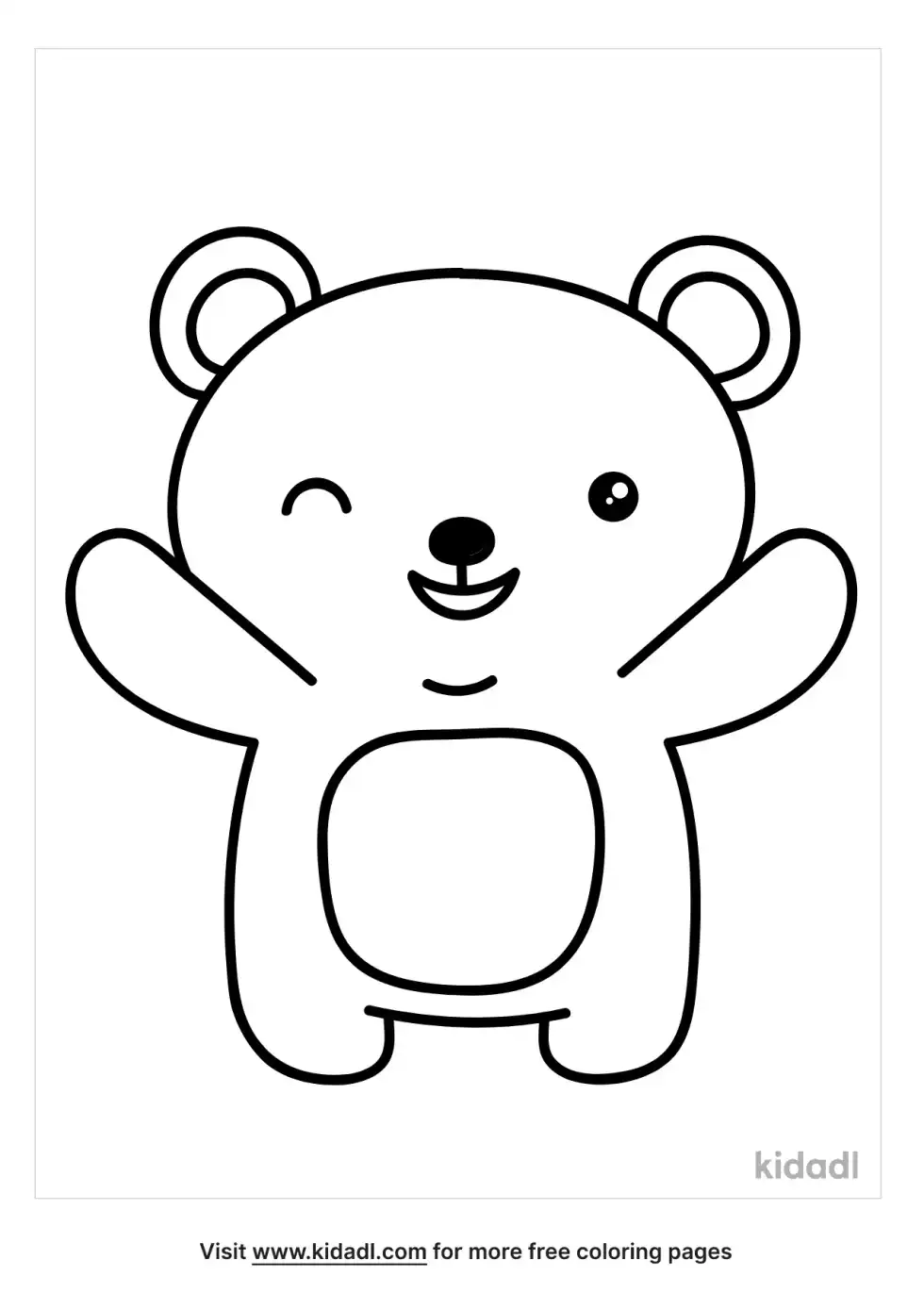 Gummy Bear Coloring Page