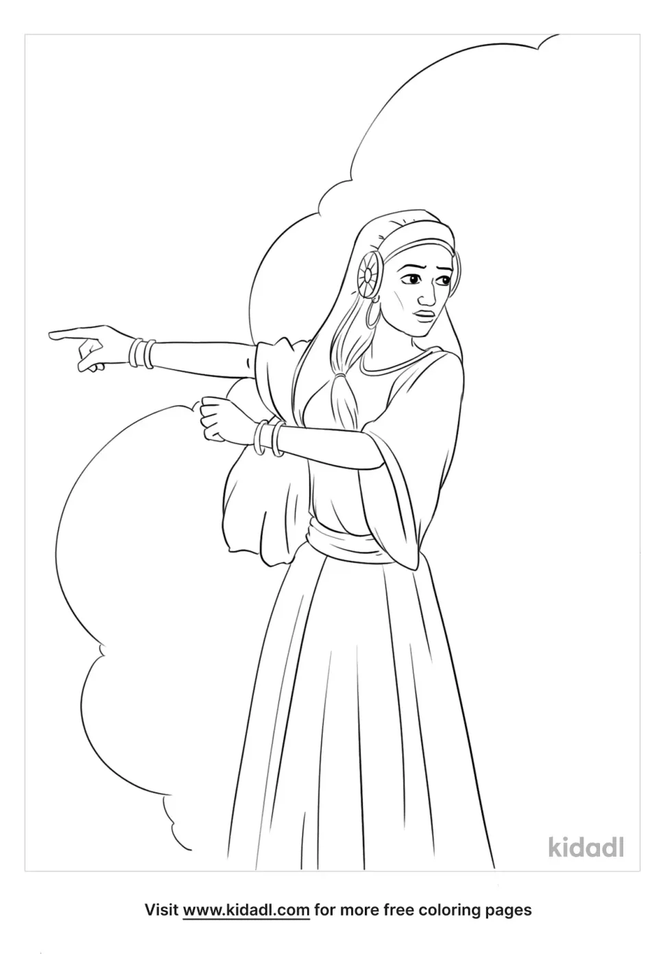 Deborah Coloring Page