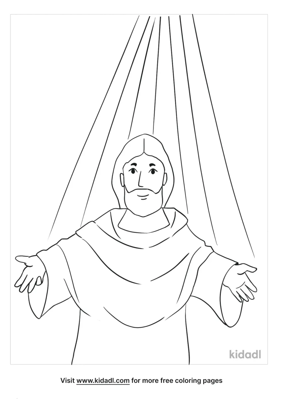 Our Father Coloring Page