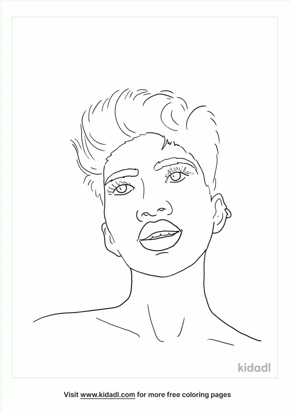 Bretman Rock Coloring Page