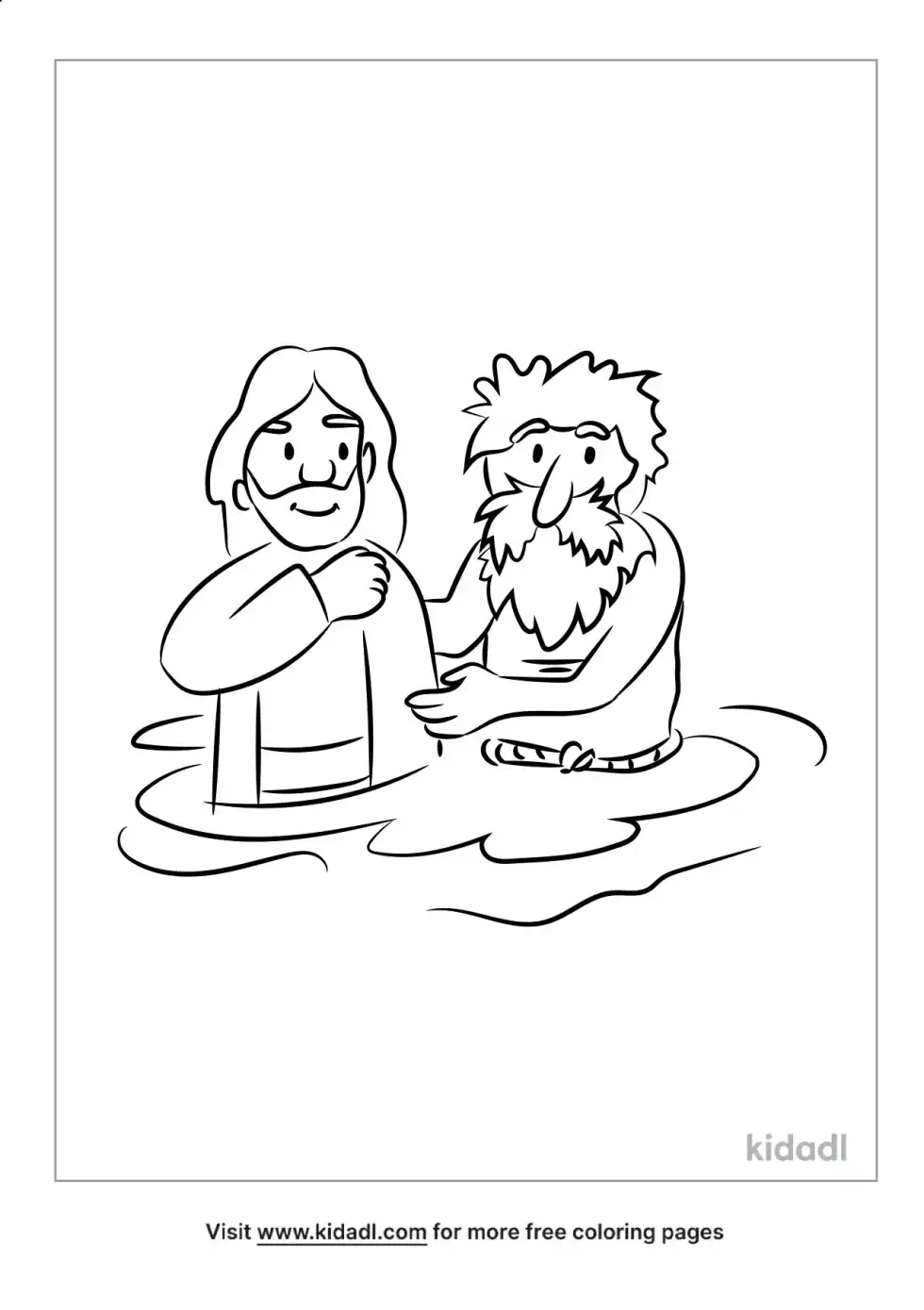 Luke 3 Coloring Page